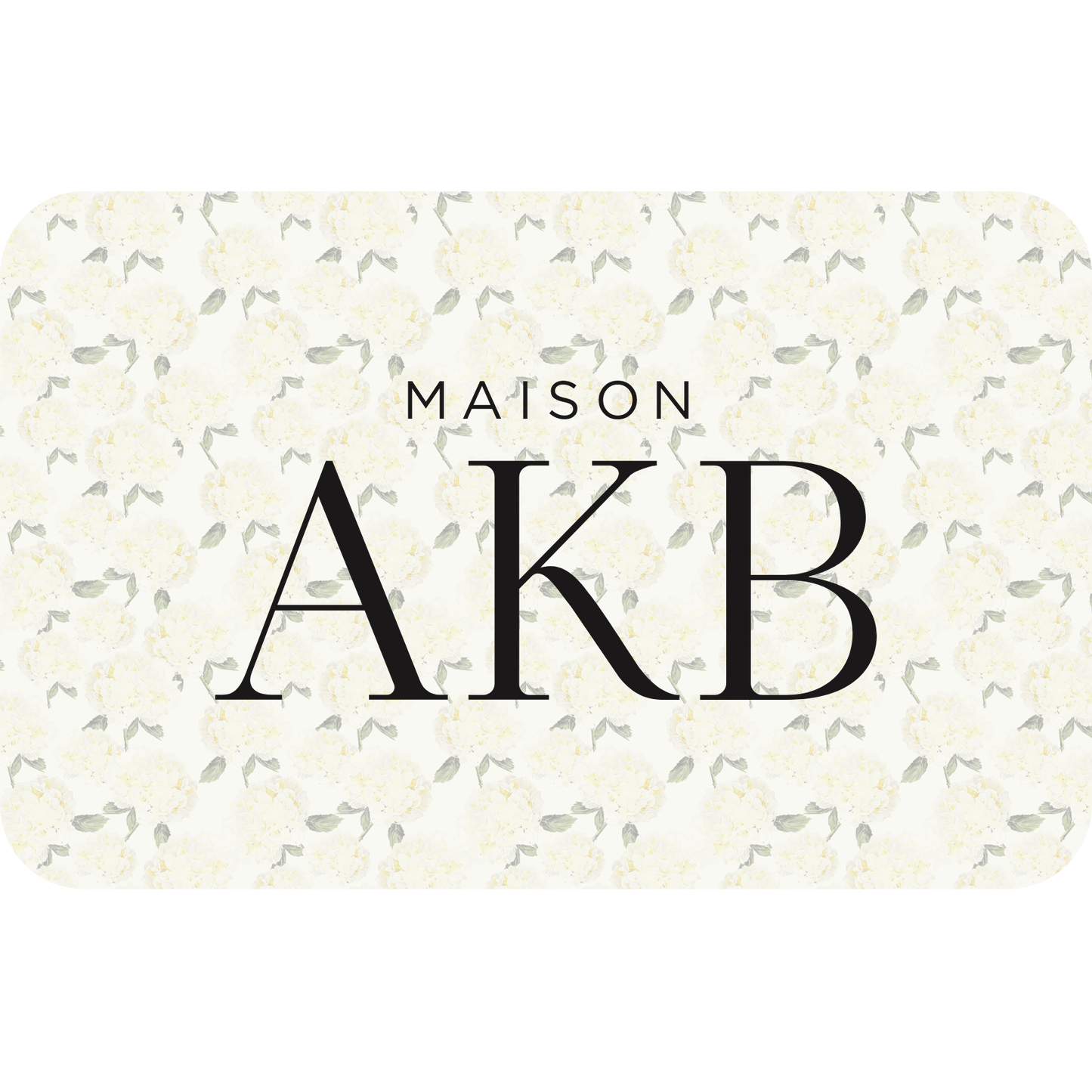 Carte-cadeau Maison AKB