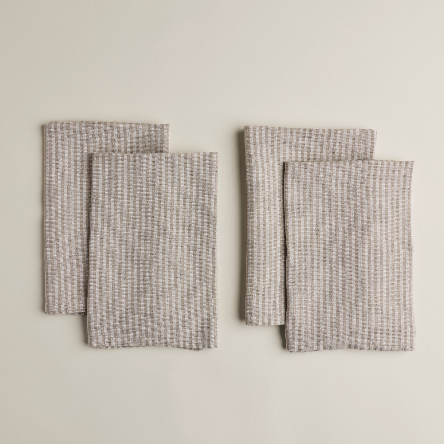 European pure linen napkins - Striped