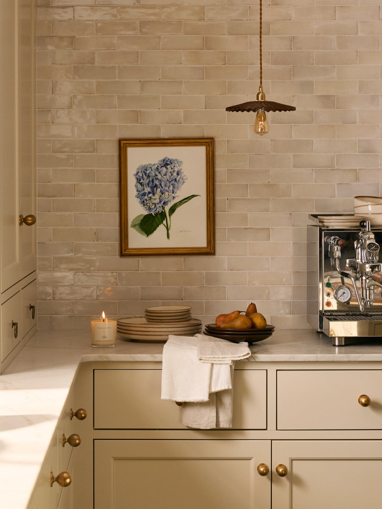 Collection Lise - Aquarelles Hydrangée bleue