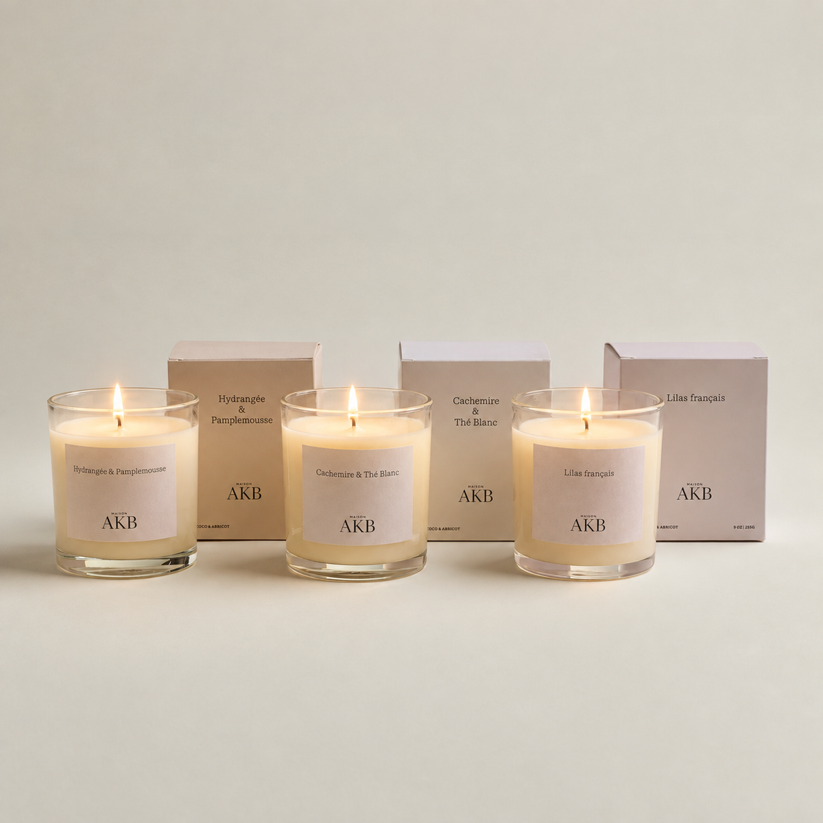 Chandelle Lilas français