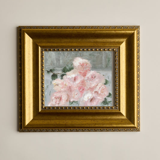 Collection paysages et nature morte - Bouquet de roses & Encadrement