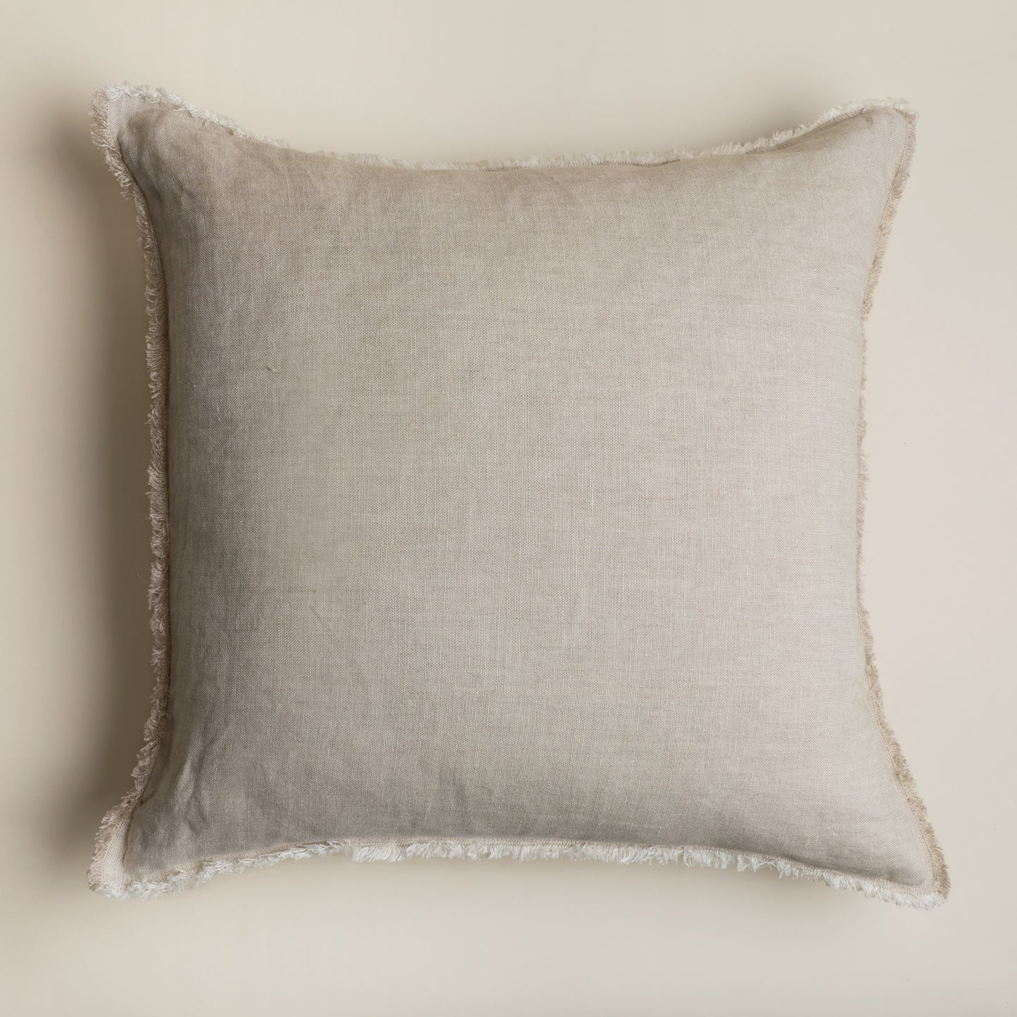 Housse de coussin pur lin européen - 26" X 26" Naturel