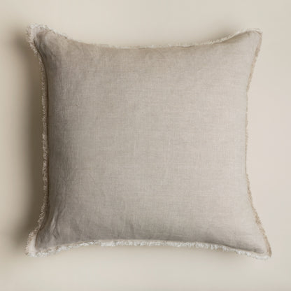 Housse de coussin pur lin européen - 26" X 26" Naturel