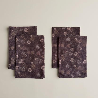 Serviettes de table Maison AKB pur lin européen (Ensemble de 4) – Kim