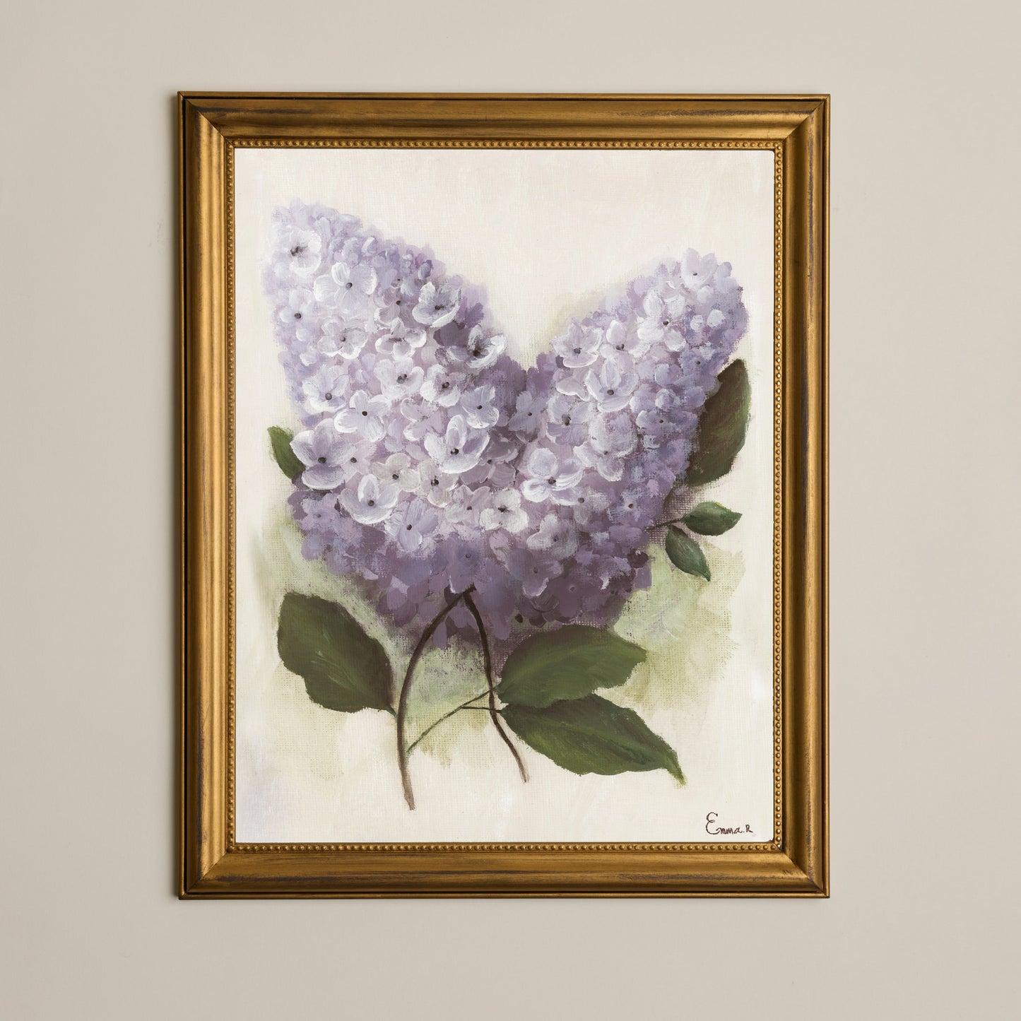 Collection paysages et nature morte - Bouquet de lilas