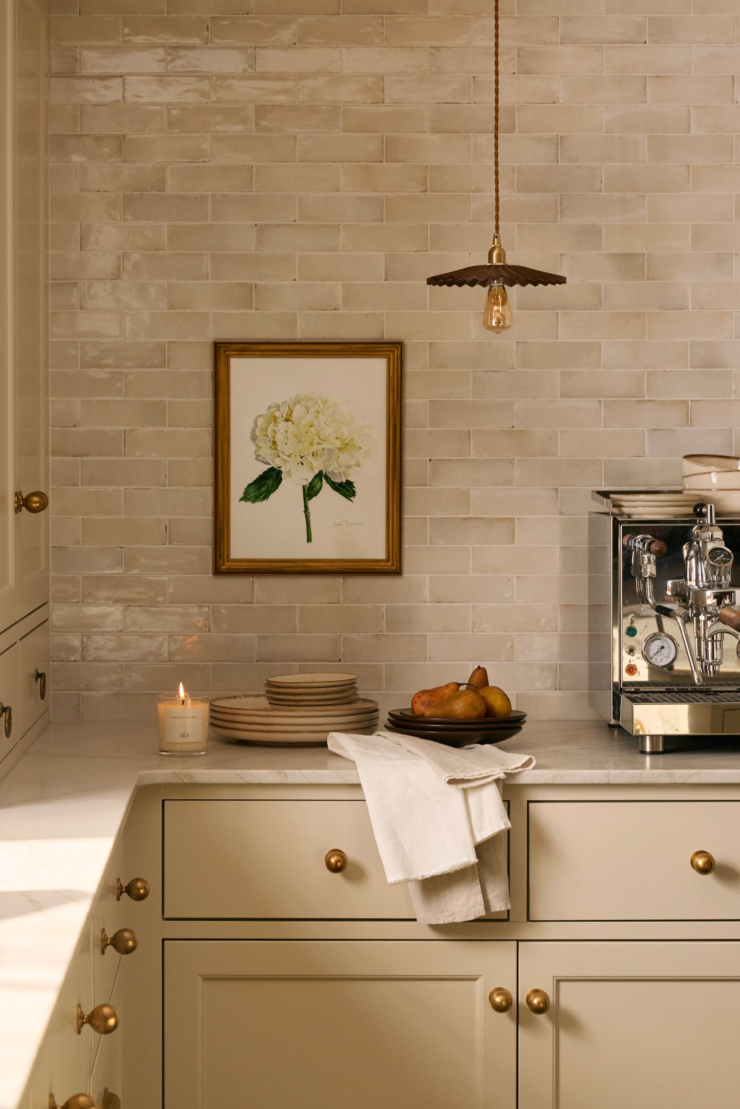 Linge à vaisselle pur lin européen - Crème