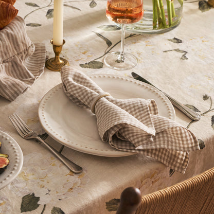 Nappe Maison AKB pur lin européen - Hydrangée