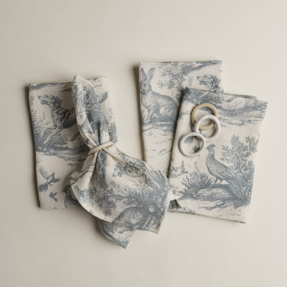 Anneaux pour serviettes de table (ensemble de 4 unités) - Sable & Neige
