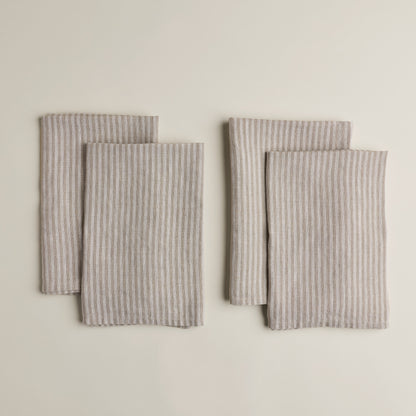 European pure linen napkins - Striped