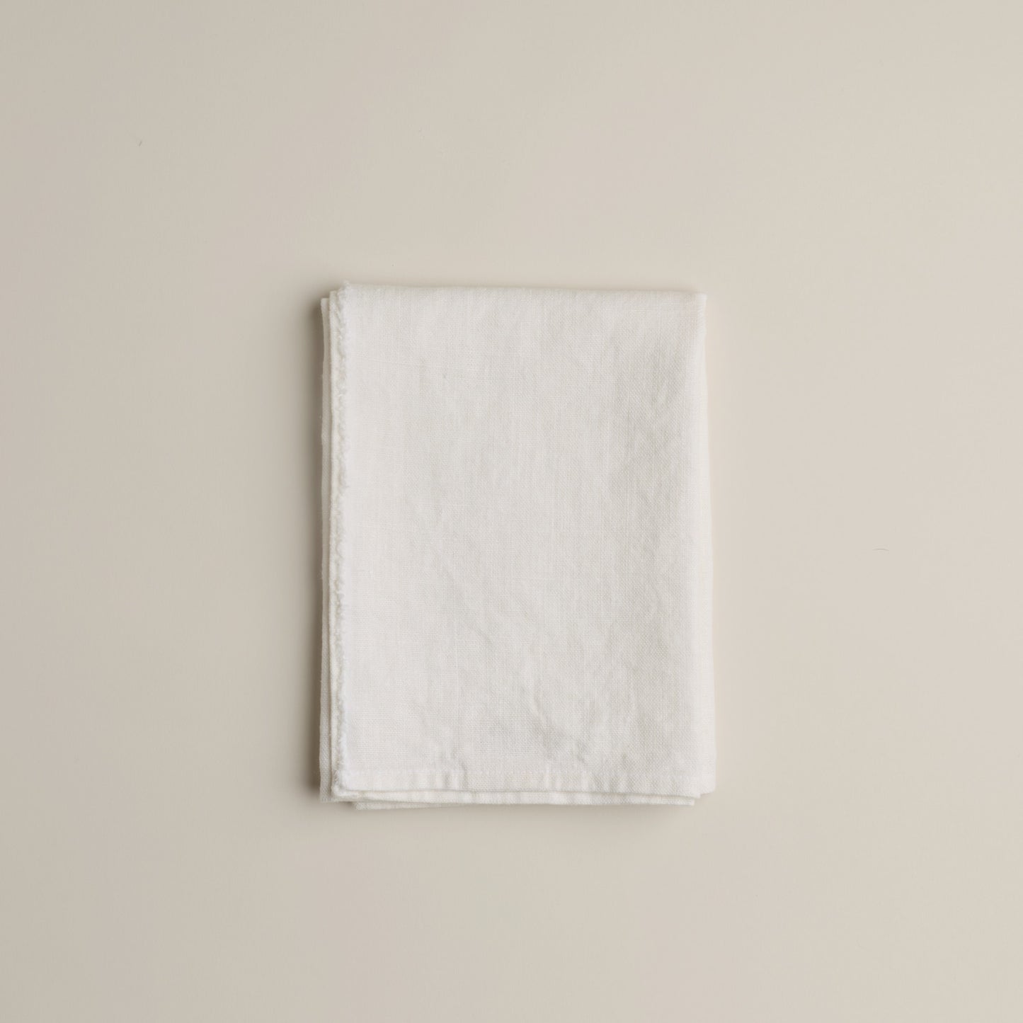 Linge à vaisselle pur lin européen - Crème