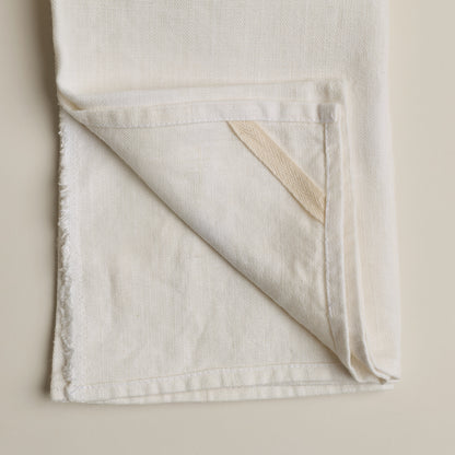 Linge à vaisselle pur lin européen - Crème