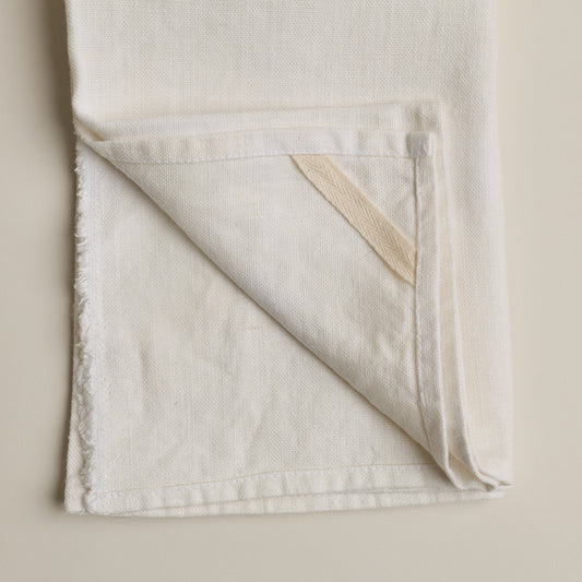 Linge à vaisselle pur lin européen - Crème