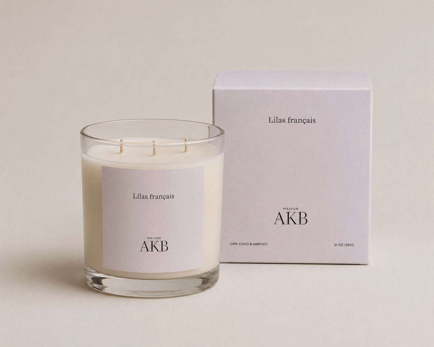 Chandelle Lilas français