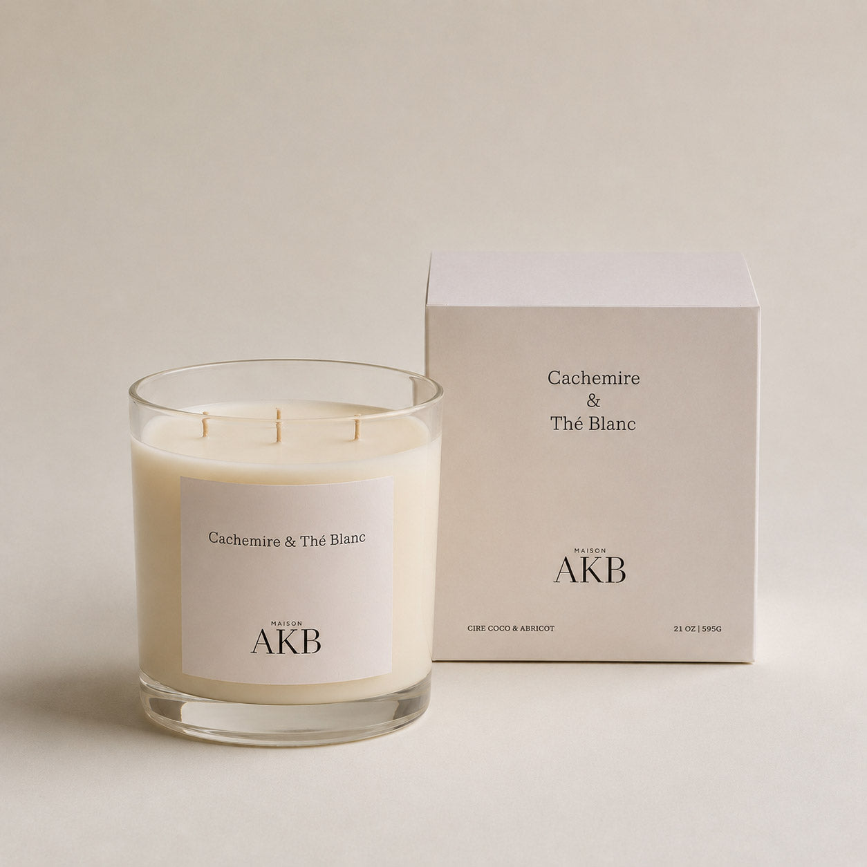 Chandelle Cachemire & Thé blanc